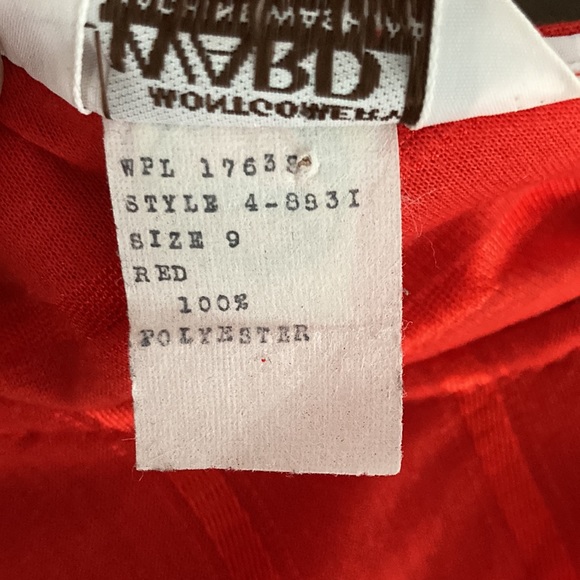 Small Vintage orange bib dress - Picture 11 of 13